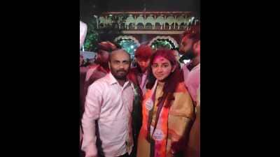 Speaking after her victory, Deshmukh-Jadhav identified unemployment, inflation and concerns over education as priorities for graduates. (HT) Speaking after her victory, Deshmukh-Jadhav identified unemployment, inflation and concerns over education as priorities for graduates. (HT)