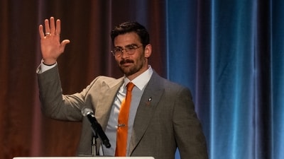 Hasan Piker streamer seeks more than $72 million in damages, accusing Scott Jennings of falsely claiming he called for Black voters to be lynched. (Mikala Compton/Austin American-Statesman via AP) (Mikala Compton/Austin American-S) Hasan Piker streamer seeks more than $72 million in damages, accusing Scott Jennings of falsely claiming he called for Black voters to be lynched. (Mikala Compton/Austin American-Statesman via AP) (Mikala Compton/Austin American-S)