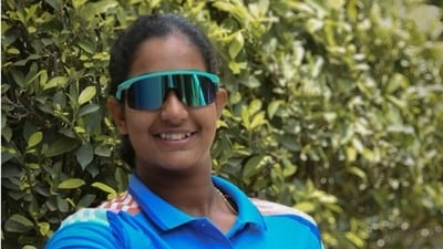 Uma Kashvi was sold to Delhi Capitals for ₹10 lakh (Uma Kashvi/Instagram) Uma Kashvi was sold to Delhi Capitals for ₹10 lakh (Uma Kashvi/Instagram)