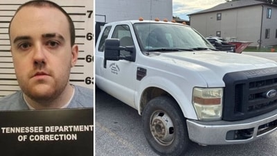 Escaped Tennessee prison inmate Jacob Morley's stolen car found, but convict remains missing (Tennessee Department of Correction/Facebook, Tennessee Bureau of Investigation/Facebook) Escaped Tennessee prison inmate Jacob Morley's stolen car found, but convict remains missing (Tennessee Department of Correction/Facebook, Tennessee Bureau of Investigation/Facebook)