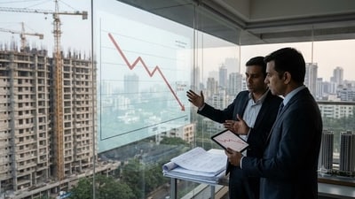 Private equity (PE) investment in Indian real estate declined 31% year-on-year (YoY) to $ 1.66 bn in the first nine months of 2026 from $ 2.41 bn during the same period last year. (Picture for representational purposes only) (Gemini Generated Photo )