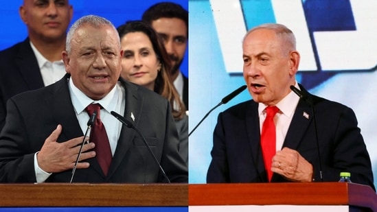 Neither of Israel's two main political blocs was projected to secure the 61 seats needed for a majority in the 120-member Knesset.
