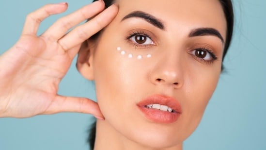 In your 30s, you don't need a separate eye cream. For most people, a gentle facial moisturiser is enough to hydrate the under-eye area, as long as it doesn't irritate, Dr Singh said. (Freepik)