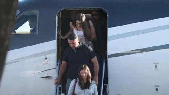 Flavio Bolsonaro, who lost Brazil’s presidential runoff election and is under investigation in Brazil, arrived in Florida on Wednesday with his wife and two daughters.(AP )