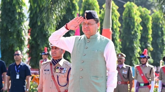 Uttarakhand chief minister Pushkar Singh Dhami