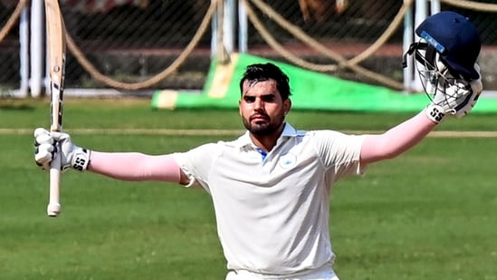Nishant Sindhu slammed a century for Haryana against Mumbai