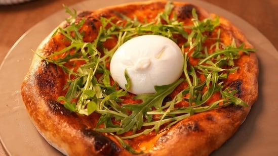 Chef Sanjeev Kapoor's burrata pizza takes approximately three hours to make. 