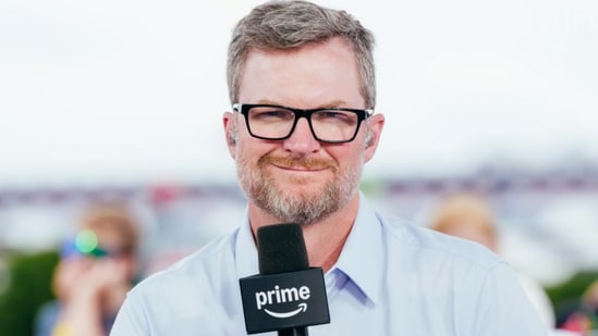 Dale Earnhardt Jr. defended NASCAR officials after Kyle Larson’s Talladega win sparked questions about yellow-line violations and inconsistent penalties.