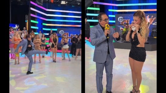 The incident took place on October 26 during an episode of the Mexican variety programme Es Show.