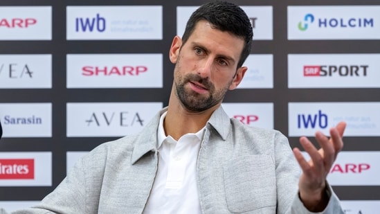 Novak Djokovic says retirement speculation does not anger him, but admits the end of his tennis career is closer than ever. (Georgios Kefalas/Keystone via AP)(Georgios Kefalas/Keystone via AP)
