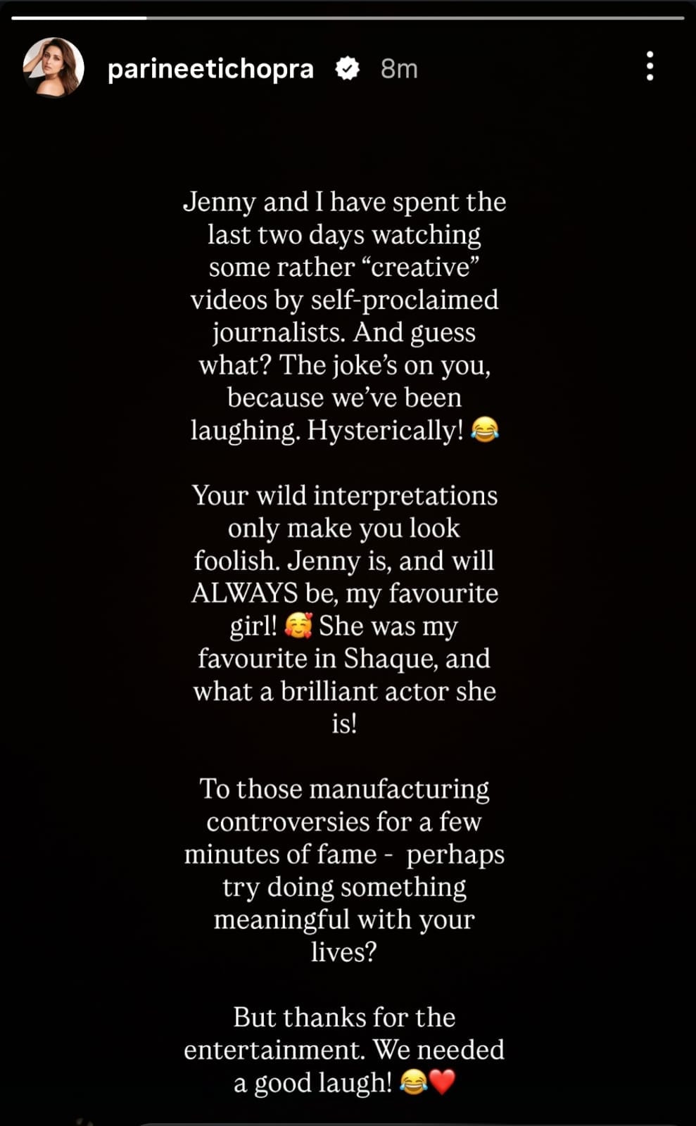 Parineeti Chopra calls Jennifer Winget her favourite. Parineeti Chopra calls Jennifer Winget her favourite.