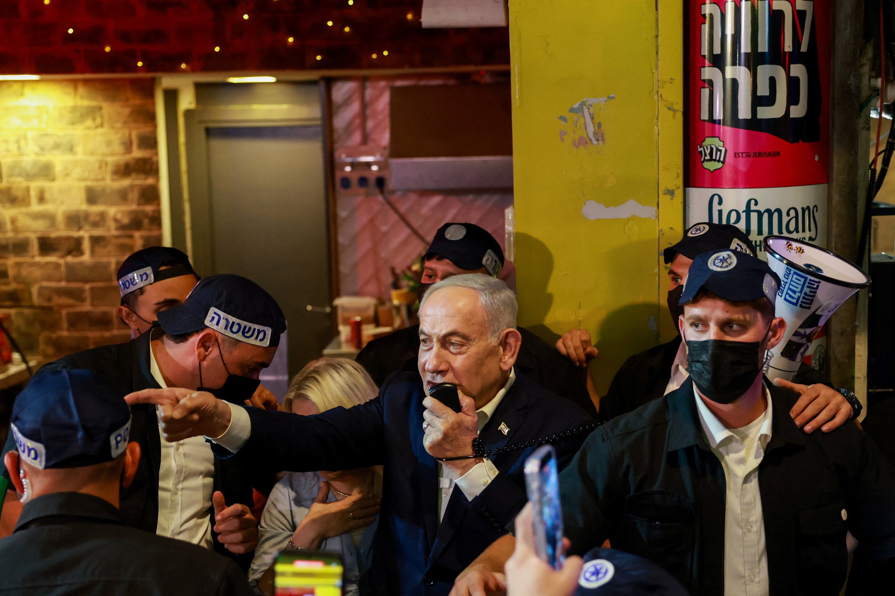Netanyahu is now again presenting himself as the leader best placed to protect Israel. (REUTERS)
