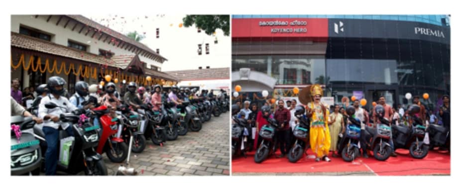 The season’s VX2 deliveries across India mark the final step from brand awareness to customers taking home electric scooters. (VIDA) The season’s VX2 deliveries across India mark the final step from brand awareness to customers taking home electric scooters. (VIDA)