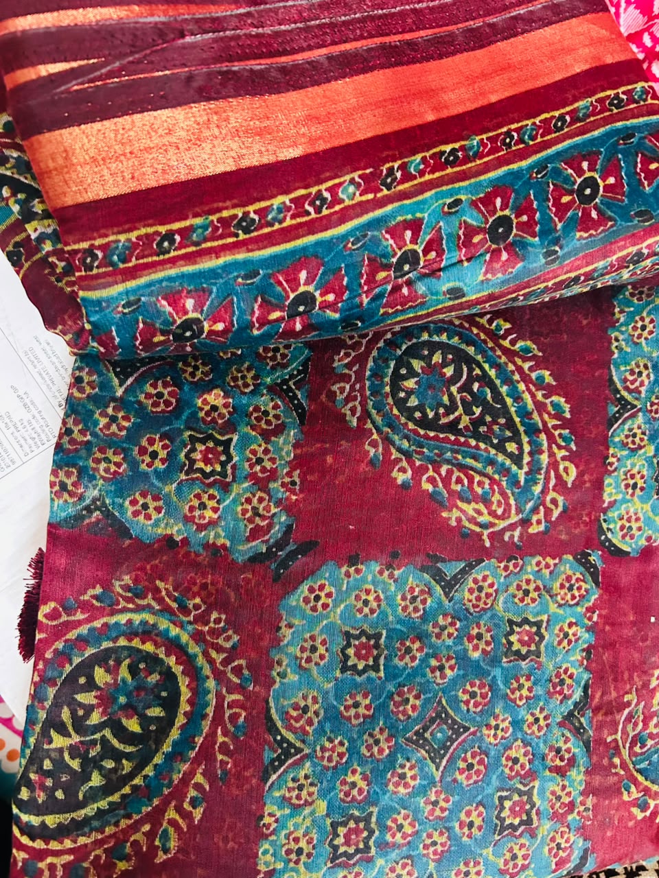 1. Brown Ajrakh: The earthy, artistic statement 1. Brown Ajrakh: The earthy, artistic statement