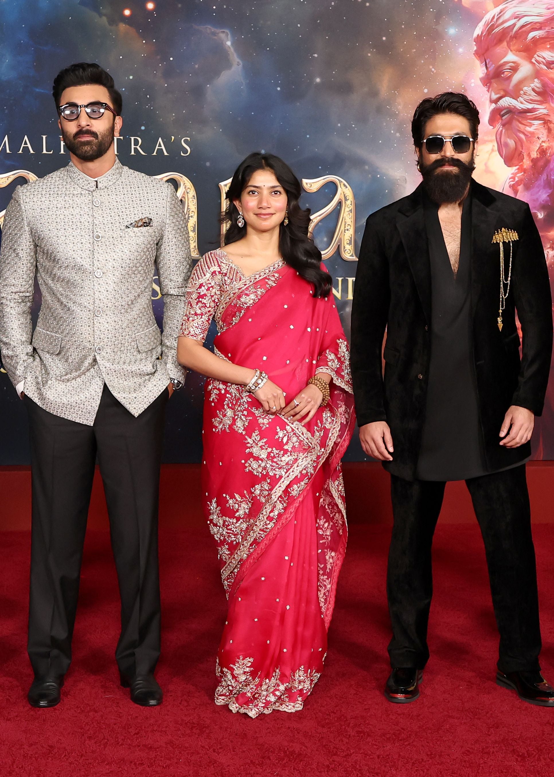 LOS ANGELES, CALIFORNIA - OCTOBER 27: (L-R) Ranbir Kapoor, Sai Pallavi and Yash attend the Los Angeles Premiere of Sony Pictures' "Ramayana: Rise Of A Legend" at Academy Museum of Motion Pictures on October 27, 2026 in Los Angeles, California. Monica Schipper/Getty Images/AFP (Photo by Monica Schipper / GETTY IMAGES NORTH AMERICA / Getty Images via AFP) (Getty Images via AFP) LOS ANGELES, CALIFORNIA - OCTOBER 27: (L-R) Ranbir Kapoor, Sai Pallavi and Yash attend the Los Angeles Premiere of Sony Pictures' "Ramayana: Rise Of A Legend" at Academy Museum of Motion Pictures on October 27, 2026 in Los Angeles, California. Monica Schipper/Getty Images/AFP (Photo by Monica Schipper / GETTY IMAGES NORTH AMERICA / Getty Images via AFP) (Getty Images via AFP)
