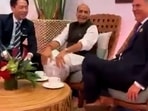 Rajnath Singh Shares Light Moment With Japan, Australia Defence Leaders