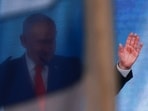 Israeli Prime Minister and Likud party leader Benjamin Netanyahu gestures as he speaks following exit polls, at his party headquarters during Israel's national election, in Jerusalem, October 28, 2026. REUTERS/Ronen Zvulun
