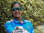 Uma Kashvi entered the WPL history books. Uma Kashvi entered the WPL history books.