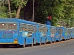 PMPML plans to build five new bus depots in Pune and expand five existing facilities to accommodate nearly 2,500 new buses expected to join its fleet in the coming months. (HT FILE)