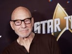 British actor Sir Patrick Stewart arrives to Paramount+ Star Trek Day held at Skirball Cultural Center in Los Angeles, California, on September 8, 2022. (AFP)