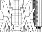 Hindustan Times accessed the architectural drawings of the proposed headquarters in Jiamau, which show a lotus-inspired front elevation.