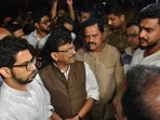 Shiv Sena (UBT) leaders Aaditya Thackeray and Sanjay Raut visited Thane to meet slain party leader Purnekar’s family.