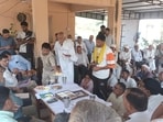 The committee held consultations at Ramalwas village in Charkhi Dadri and Rajawas village in Mahendergarh. (HT Photo)
