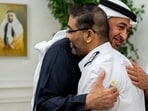 UAE President Sheikh Mohamed bin Zayed Al Nahyan and Captain Smit Machchhar. UAE President Sheikh Mohamed bin Zayed Al Nahyan and Captain Smit Machchhar.