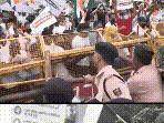 Patna: Bihar police SI aspirants demand withdrawal of mains exam cancellation 
