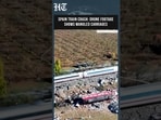 Spain Train Crash: Drone Footage Reveals Mangled Carriages After Deadly Rail Disaster