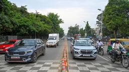 Sector 43 residents protest proposed two-way traffic on Galleria, Vyapar Kendra roads Sector 43 residents protest proposed two-way traffic on Galleria, Vyapar Kendra roads