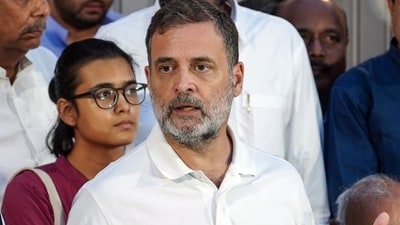 Rahul Gandhi said the march is not for any political party but for India’s soul. (ANI ) Rahul Gandhi said the march is not for any political party but for India’s soul. (ANI )