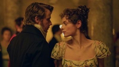Pride and Prejudice is back! Netflix unveils trailer featuring Emma Corrin, Jack Lowden and Olivia Colman ahead of December 3 premiere. Pride and Prejudice is back! Netflix unveils trailer featuring Emma Corrin, Jack Lowden and Olivia Colman ahead of December 3 premiere.