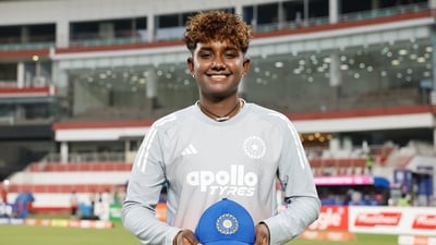 Wicket-keeper batter G Kamalini was a high priority for Gujarat Giants in the 2027 WPL auction. ( X / BCCI Women)