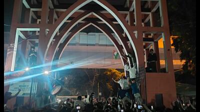 The administration also revoked all disciplinary action against protesting students (PTI) The administration also revoked all disciplinary action against protesting students (PTI)