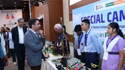 The event was organised by the department of school education and literacy under the Union education ministry. (@EduMinOfIndia | Official X account) The event was organised by the department of school education and literacy under the Union education ministry. (@EduMinOfIndia | Official X account)