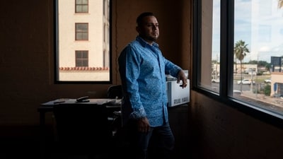 Abad Morales, a business owner in Weslaco, Texas, says life has gotten worse under President Trump. Abad Morales, a business owner in Weslaco, Texas, says life has gotten worse under President Trump.