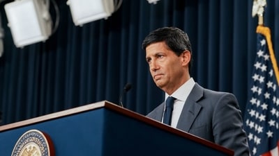 Fed Chairman Kevin Warsh speaking to reporters after Wednesday’s policy meeting.