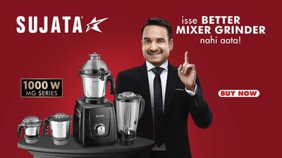 Choosing the right mixer grinder can make festive cooking easier, with factors such as motor power, durability and jar capacity playing an important role. (Sujata) Choosing the right mixer grinder can make festive cooking easier, with factors such as motor power, durability and jar capacity playing an important role. (Sujata)