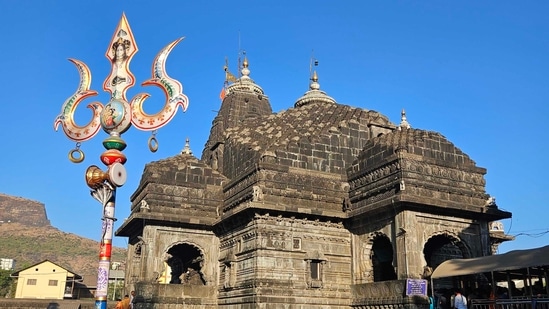.The Trimbakeshwar temple closed from 12 noon on October 30 till 6 pm on October 31 for all devotees. (Akash Bhatnagar/HT) (Representative Image)