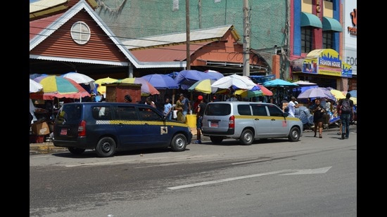 The scene in downtown Kingston, Jamaica. (Shutterstock)