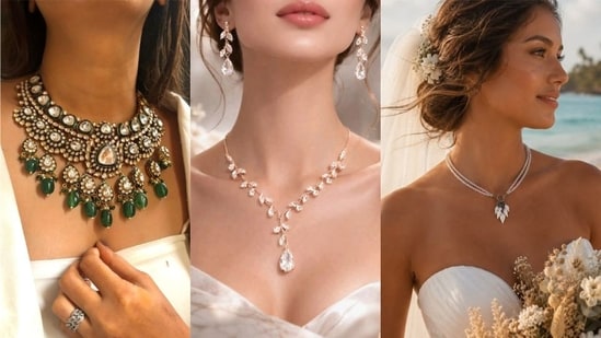 Here's a quick guide to wedding jewellery. (Pinterest)