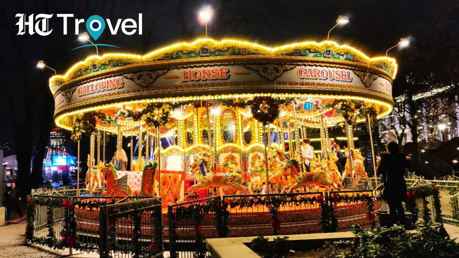 Horse carousel at the christmas market (Hindustan Times) Horse carousel at the christmas market (Hindustan Times)