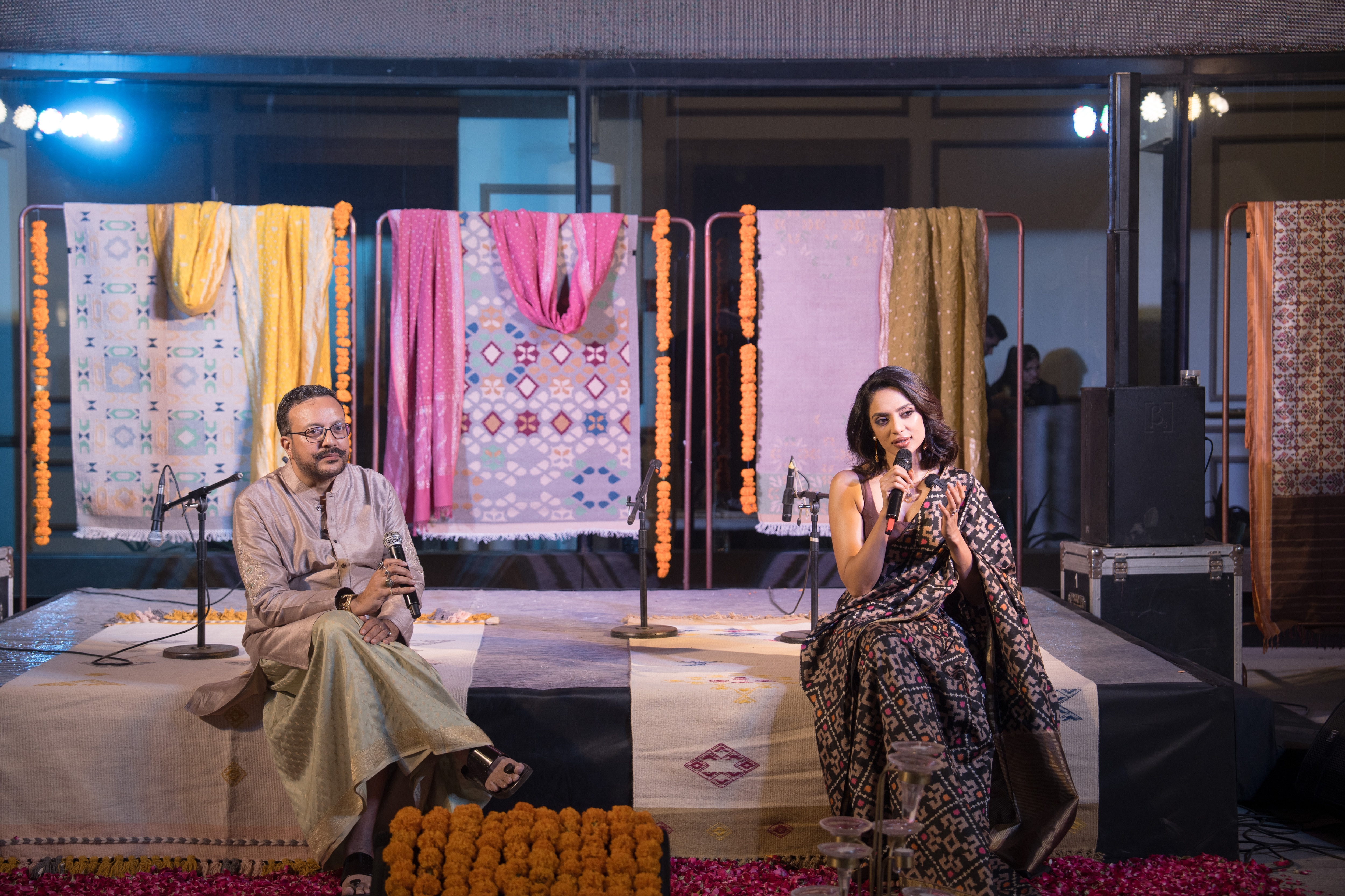 Sobhita shares that the Gadwals and silks from her mom's and grandmother's wardrobes are among her most treasured pieces. Sobhita shares that the Gadwals and silks from her mom's and grandmother's wardrobes are among her most treasured pieces.
