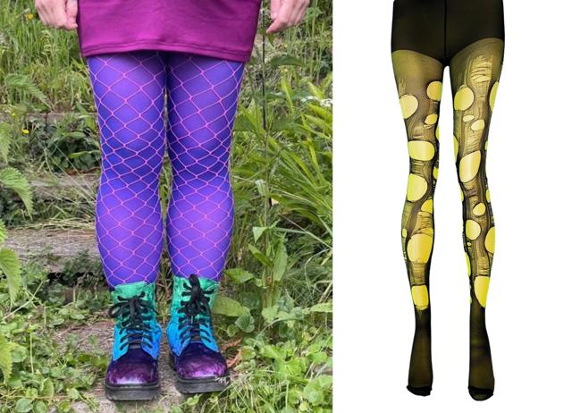 This winter, we’re rocking opaque stockings with lace stockings layered over them. This winter, we’re rocking opaque stockings with lace stockings layered over them.
