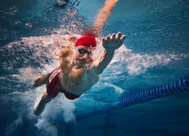 Chlorinated water can make hair drier, so apply leave-in conditioner before you swim. (SHUTTERSTOCK) Chlorinated water can make hair drier, so apply leave-in conditioner before you swim. (SHUTTERSTOCK)