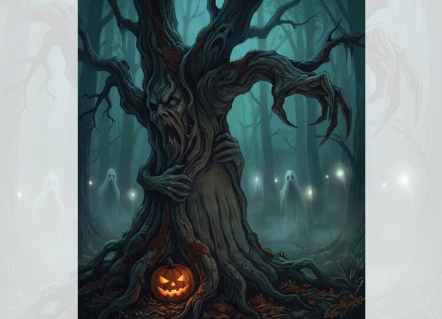 No matter the village, town or city you live in, you know of at least one haunted tree. (ILLUSTRATION CREATED USING CHATGPT) No matter the village, town or city you live in, you know of at least one haunted tree. (ILLUSTRATION CREATED USING CHATGPT)