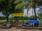 The Bandstand garden in Bandra, Mumbai, is maintained by the Bandra Bandstand Residents Trust (BBRT). (Satish Bate/ Hindustan Times)