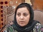 Jammu and Kashmir health and medical education minister Sakina Itoo on Friday urged Lt Governor Manoj Sinha to ease traffic congestion caused by security convoy movements on the Srinagar-Anantnag-Kulgam-Qazigund National Highway. (File photo)