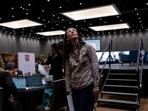 Mary Peltola at the Alaska Federation of Natives conference in Anchorage.
